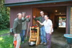 Cheers from the apple press