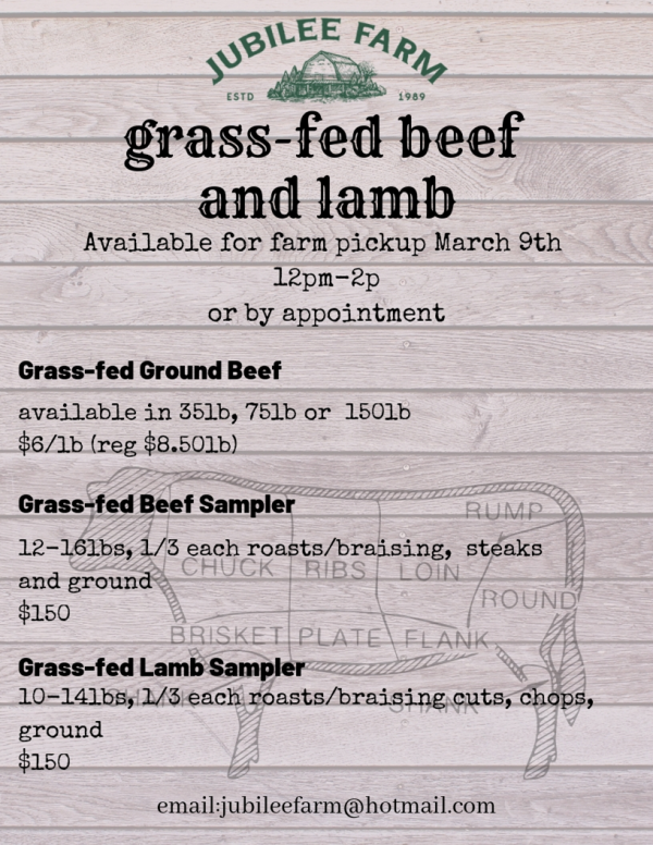 Jubilee Beef and Lamb Sale